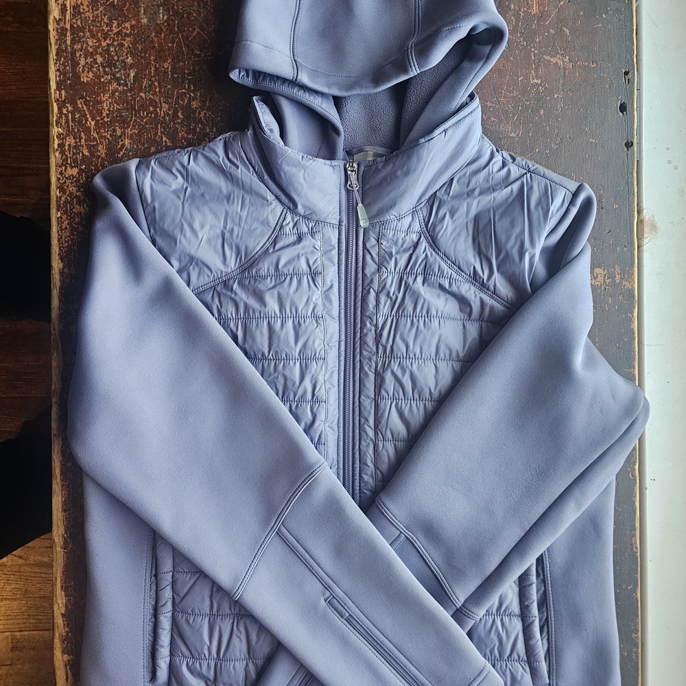 Lavender Purple Hooded Jacket - CALIA by Carrie Underwood Primaloft Hybrid Moto